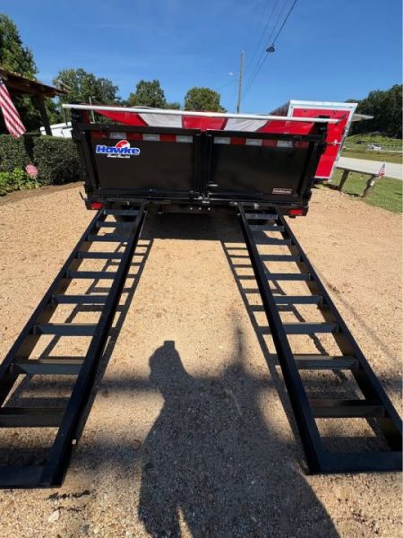New 2027 Hawke Trailers 7X14 14K Low Pro Dump Trailer