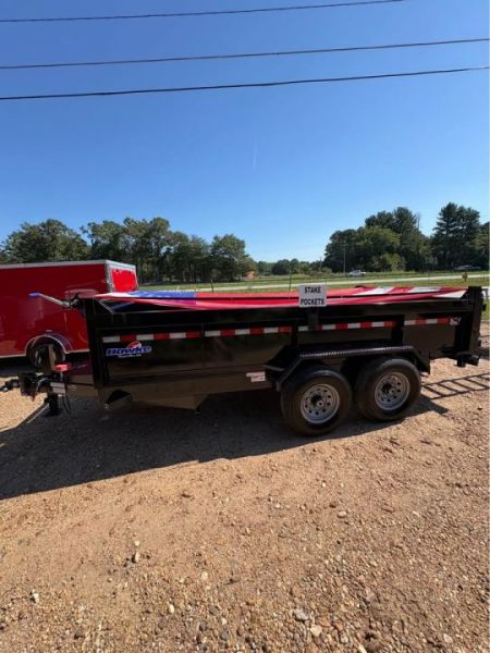 New 2027 Hawke Trailers 7X14 14K Low Pro Dump Trailer