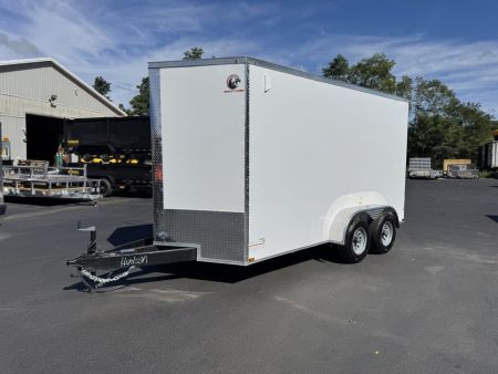 New 2027 Quality Cargo 7X14 TA3 Cargo / Enclosed Trailer *WHITE
