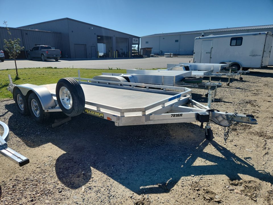Used 2024 Aluma 7816R Utility Trailer