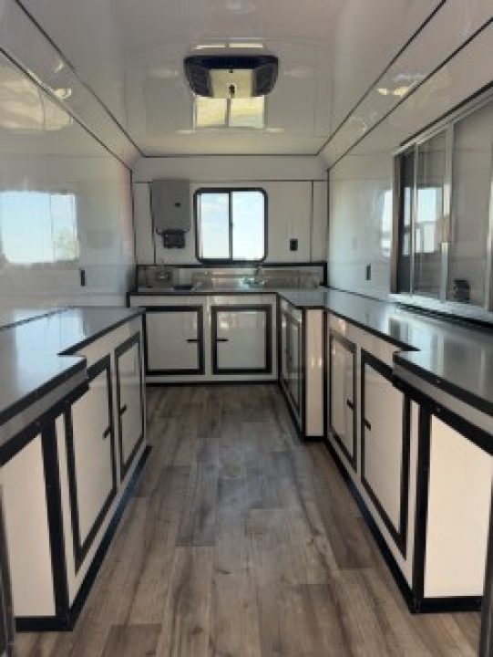 New 2026 Quality Cargo 7x14 White Coffee Trailer Concession
