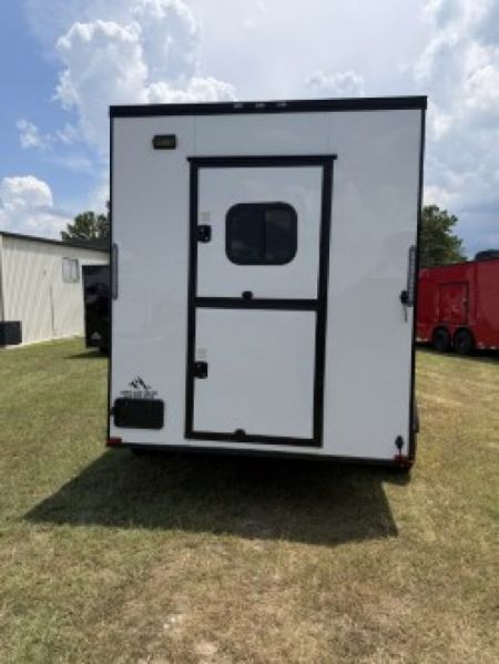 New 2026 Quality Cargo 7x14 White Coffee Trailer Concession