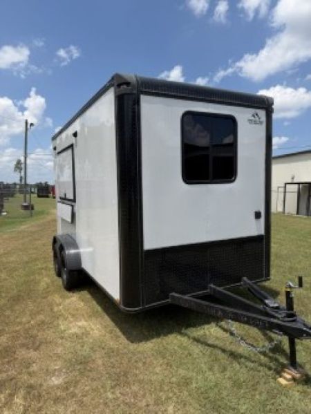 New 2026 Quality Cargo 7x14 White Coffee Trailer Concession