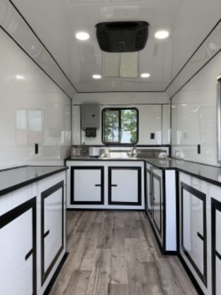 New 2026 Quality Cargo 7x14 White Coffee Trailer Concession