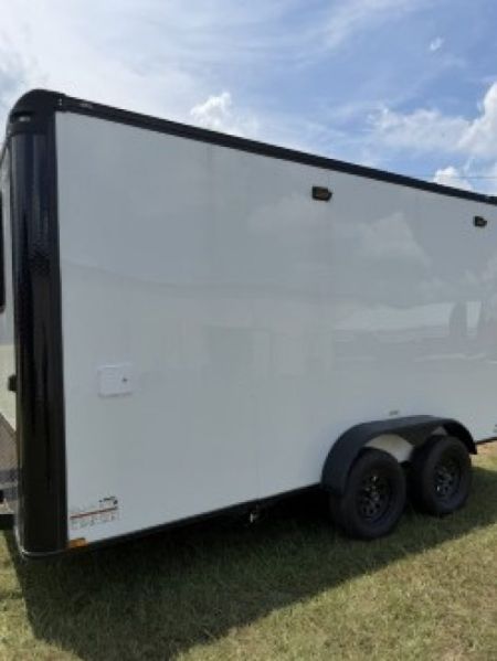 New 2026 Quality Cargo 7x14 White Coffee Trailer Concession