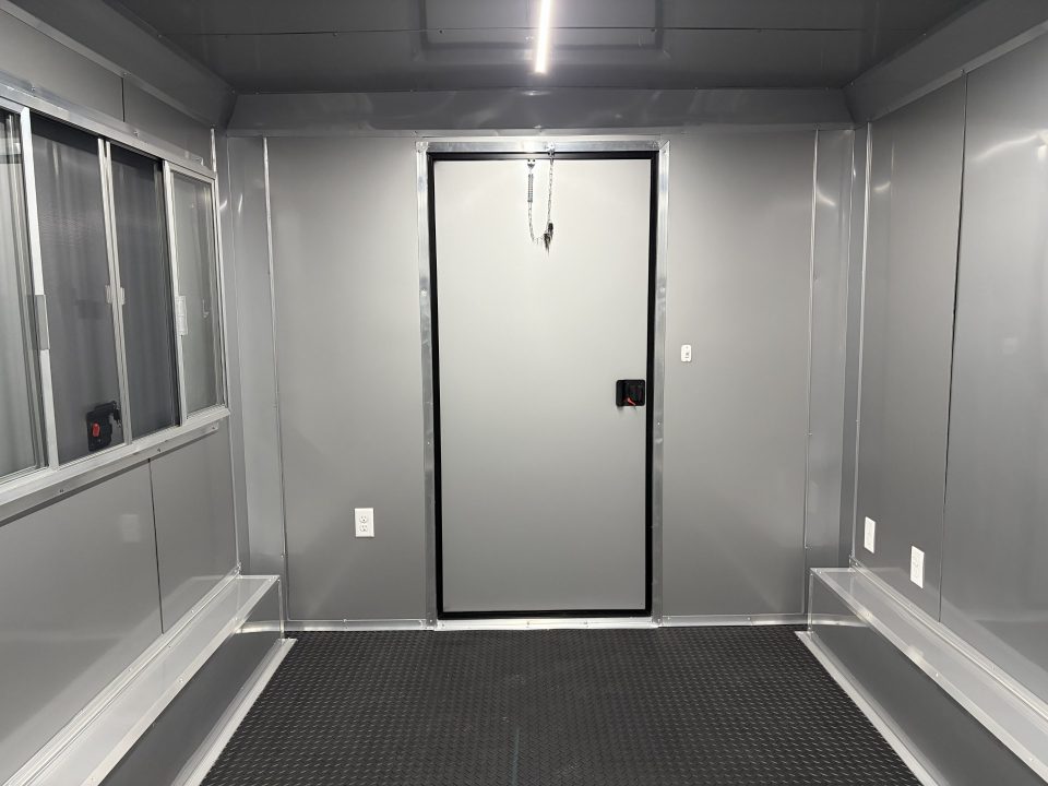 New 2026 Quality Cargo 8.5x24TA Red Porch Trailer Concession