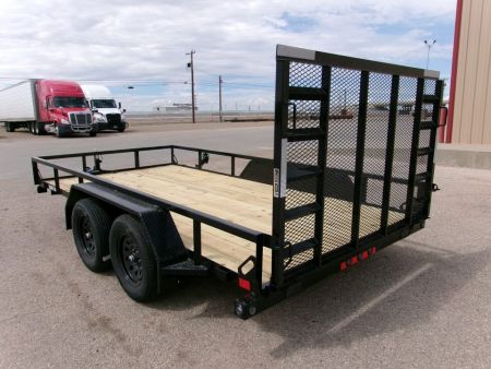 New 2026 Load Trail 83x14 Tandem Utility w/ 4' Ramp Gate 7k
