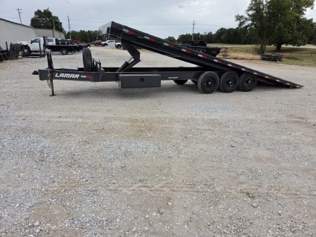 New 2027 Lamar 102X26 TRIPLE 21K DECKOVER POWER TILT W/HYDROJACK & 17.5  TIRES