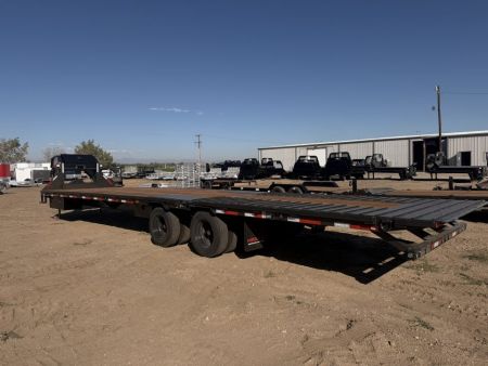 New 2027 MAXX-D 8.5-36 Tandem Dual Deckover Gooseneck Equipment Hauler W/ Hydraulic Dove Tail 30K GVWR