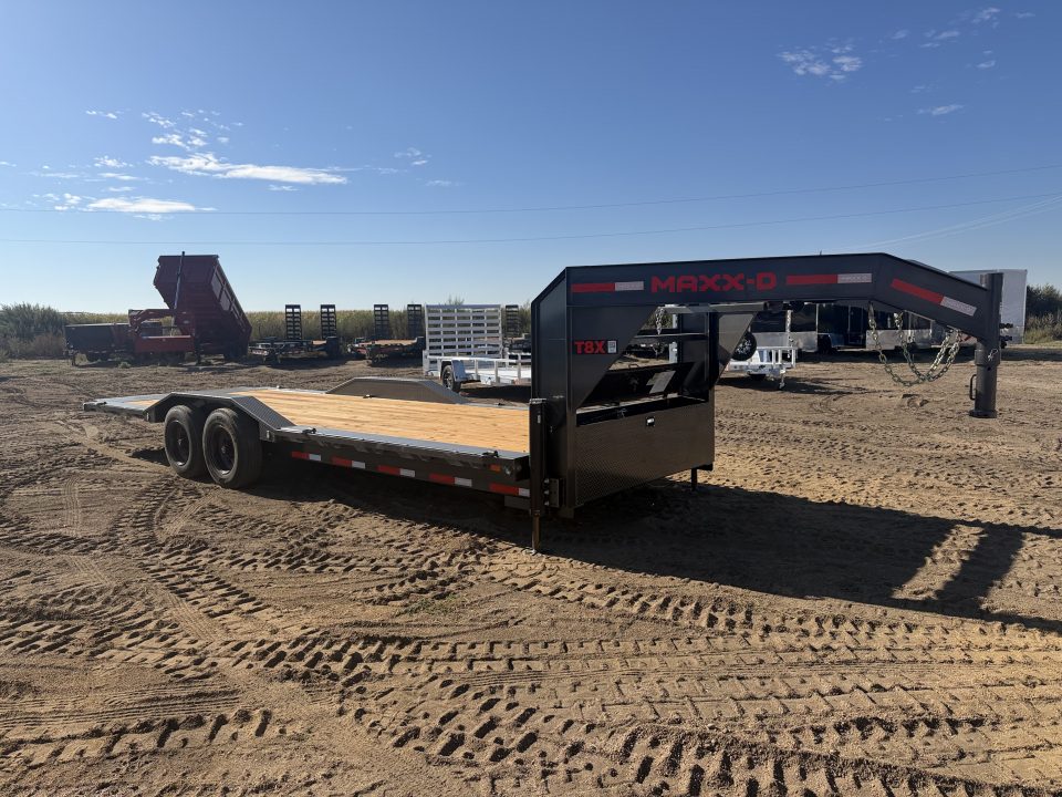 New 2027 MAXX-D 8.5-24 Gooseneck Tilt Deck Equipment Hauler W/ 18 PLY Tires 18K GVWR