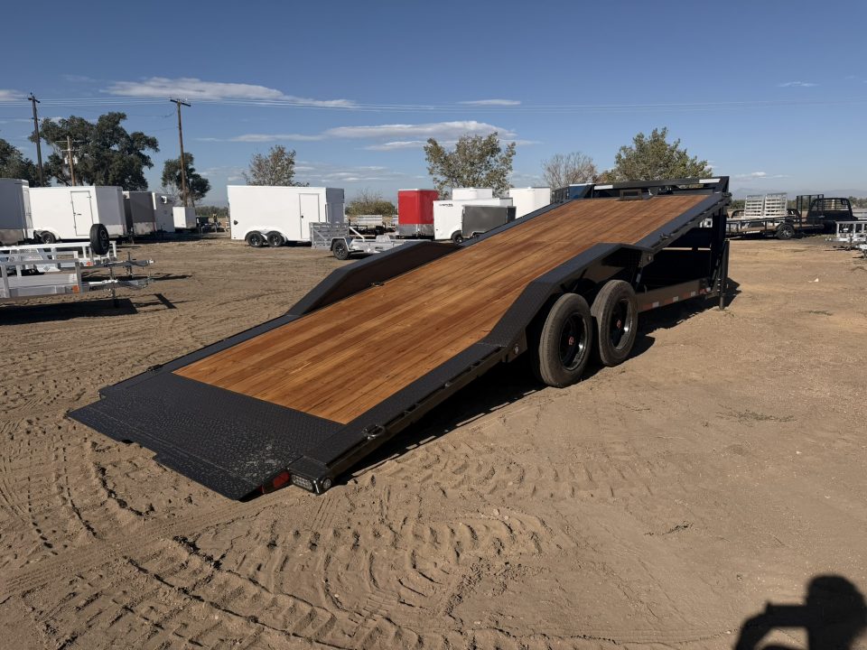 New 2027 MAXX-D 8.5-24 Gooseneck Tilt Deck Equipment Hauler W/ 18 PLY Tires 18K GVWR