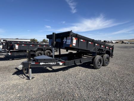 New 2026 Hillcrest 7x14 14K Dump Trailer