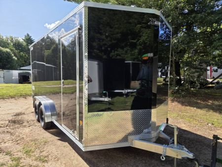 New 2027 High Country Trailers 7.5X16 Aluminum cargo trailer black translucent roof Cargo / Enclosed Trailer
