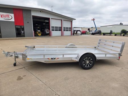 New 2027 H&H Trailers 78x14 Aluminum Low Side 3K Utility Trailer