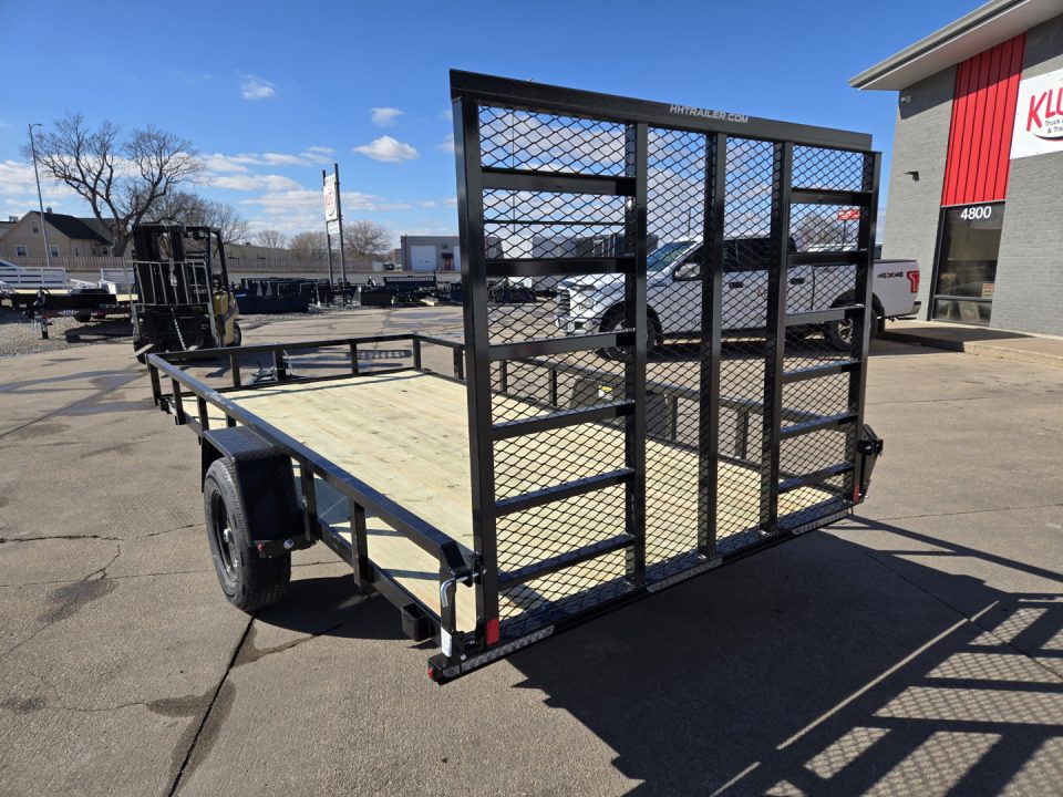New 2027 H&H Trailers 82x14 Rail Side 5K Utility Trailer