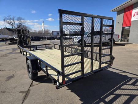 New 2027 H&H Trailers 82x14 Rail Side 5K Utility Trailer