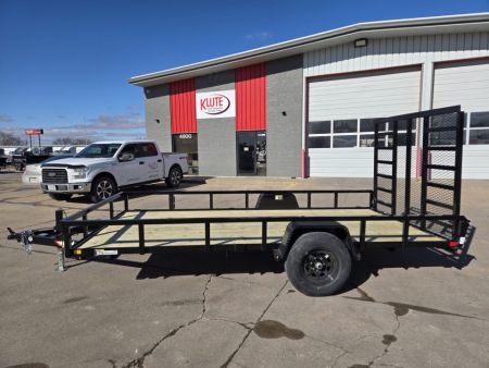 New 2027 H&H Trailers 82x14 Rail Side 5K Utility Trailer