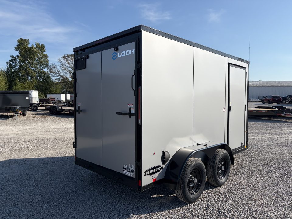 New 2027 LOOK TRAILERS K-SE7212-070 (6' X 12') 7K Cargo / Enclosed Trailer
