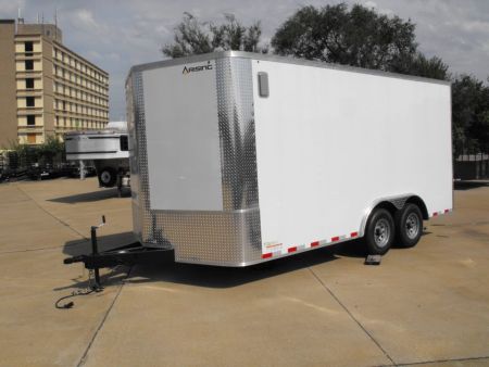 New Enclosed Cargo 8.5 x 16 Ramp 7' 2  Int 10400 Gvwr