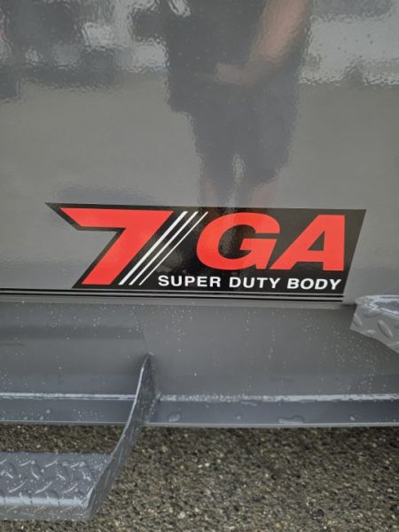 New SALE! 2027 Diamond C Trailers LPT208 Dump Trailer 81" X 14' PACESETTER EDITION 7 GAUGE 18,000 GVWR OIL BATH CEMENT GRAY