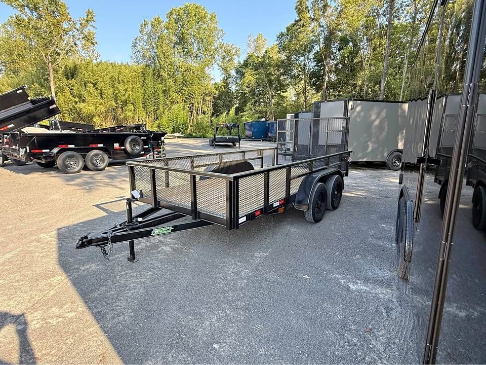 New 2026 Oak Ridge 77x14 7k Utility Trailer