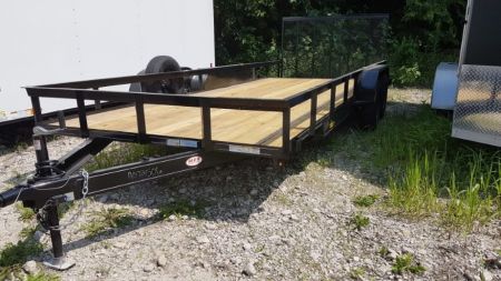 New 2027 MEB 83 x18 Utility Trailer w/Ramp gate 7K