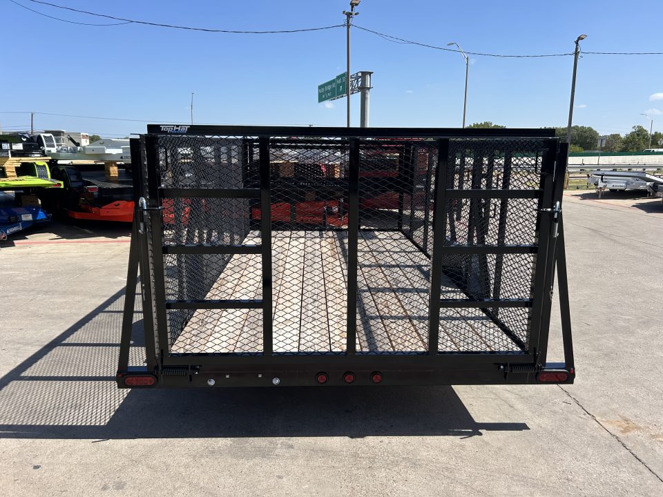 New 2026 Top Hat Trailers MLS83X14 Landscape Trailer