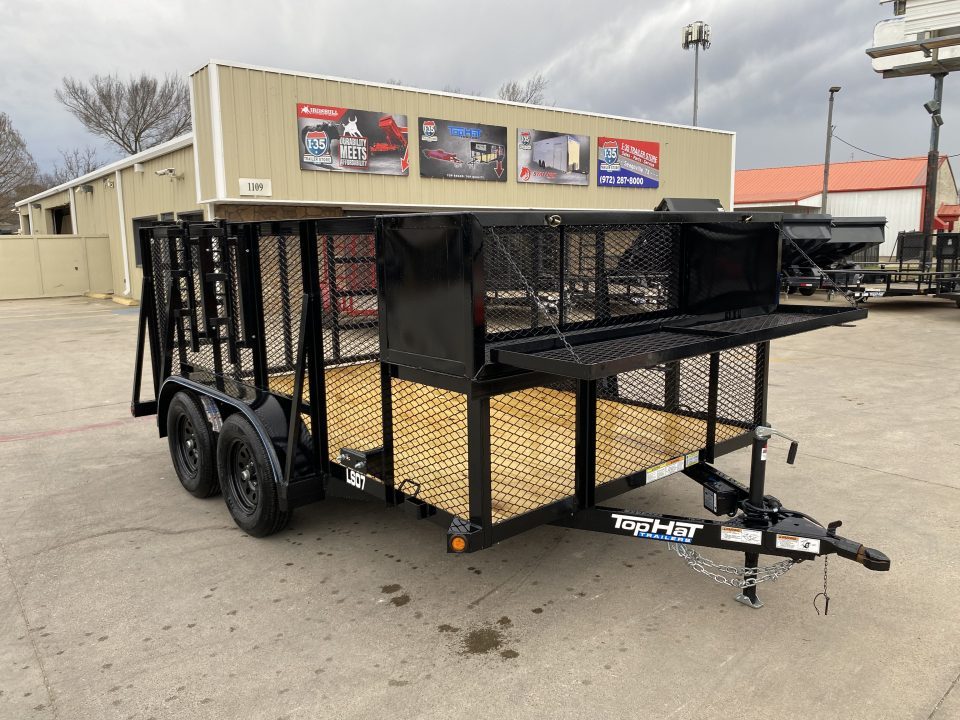 New 2026 Top Hat Trailers LS07 12' X 83" Landscape Trailer