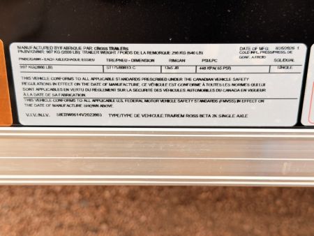 New 2027 Cross Trailers 4-6-1V Enclosed Barn Door 2K GVWR