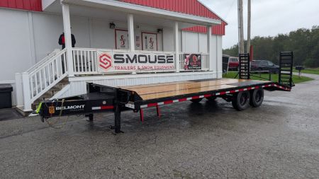 New 2027 Belmont 20+5 HD Deckover Tagalong w/ Stand Up Ramps (SINGLE 10K Axles!!!)