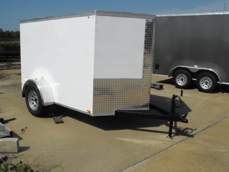 New Enclosed Trailer 5 X 8 Ramp 2990 Axle