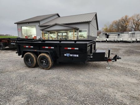 New 2027 BWISE DT12 81.5x12 12K Tandem Axle Dump Trailer