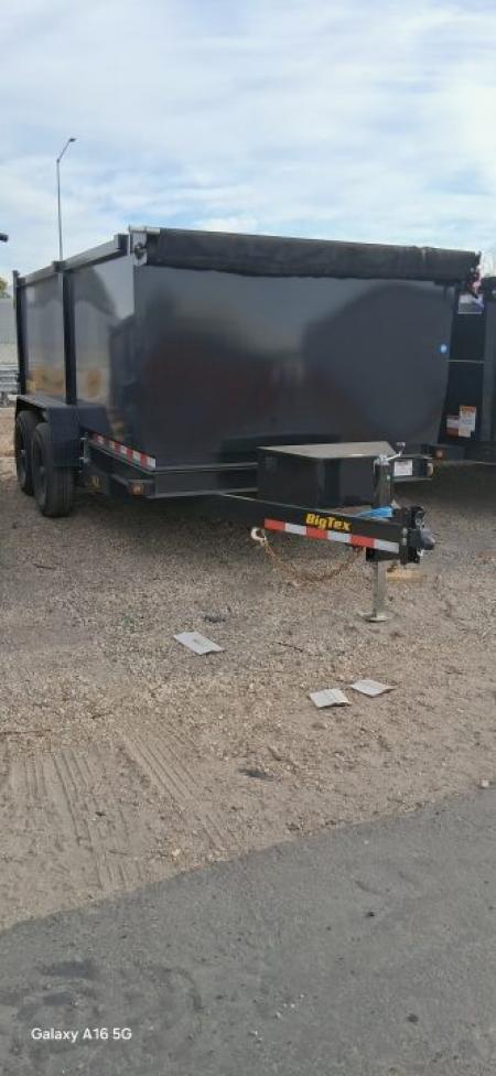 New 2027 Big Tex Trailers 7X14 DUMP TRAILER 14K WITH 4FT SIDES