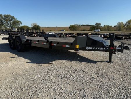 New 2027 Hillcrest Black-Grey 82 x16'+6' 16k Partial Tilt Trailer
