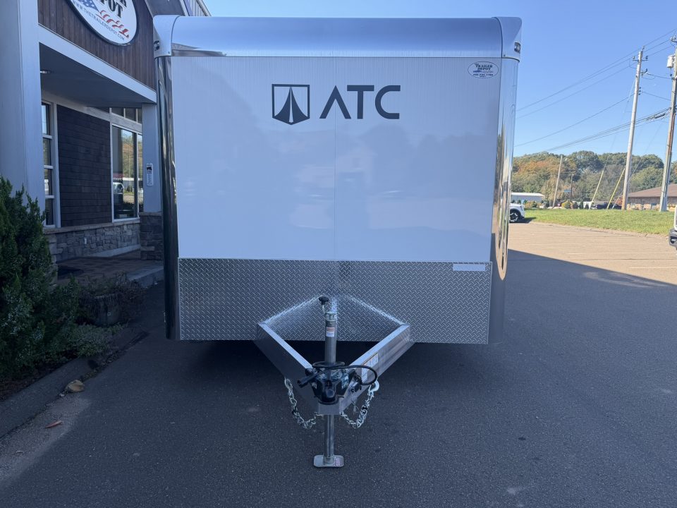 New ATC 8’6″ X 24′ ROM ENCLOSED CAR HAULER WITH ESCAPE DOOR 9.9K