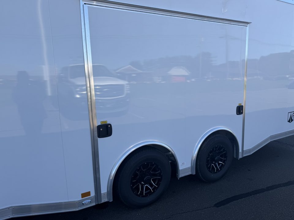 New ATC 8’6″ X 24′ ROM ENCLOSED CAR HAULER WITH ESCAPE DOOR 9.9K
