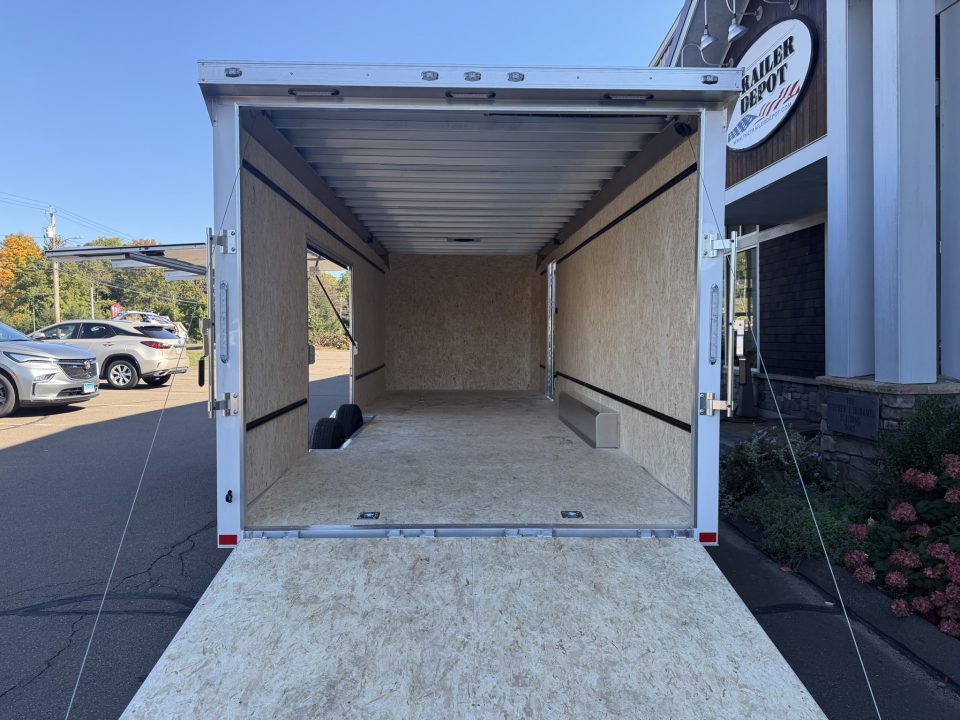 New ATC 8’6″ X 24′ ROM ENCLOSED CAR HAULER WITH ESCAPE DOOR 9.9K