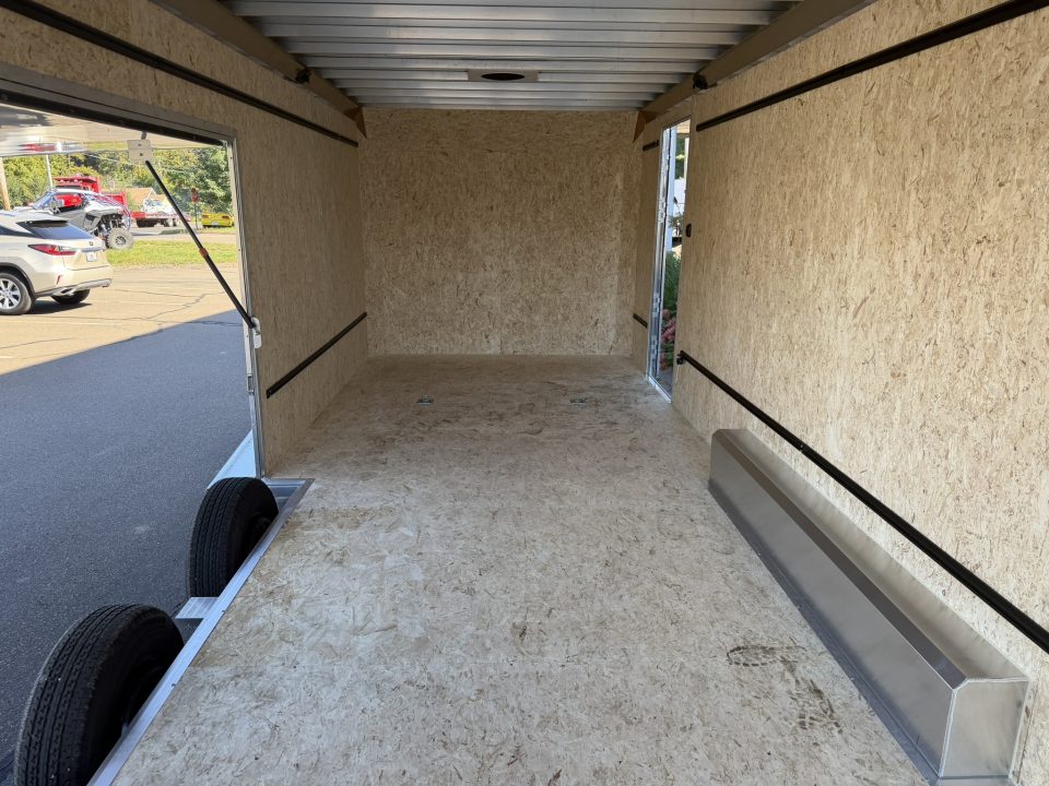 New ATC 8’6″ X 24′ ROM ENCLOSED CAR HAULER WITH ESCAPE DOOR 9.9K