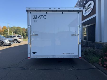 New ATC 8’6″ X 24′ ROM ENCLOSED CAR HAULER WITH ESCAPE DOOR 9.9K