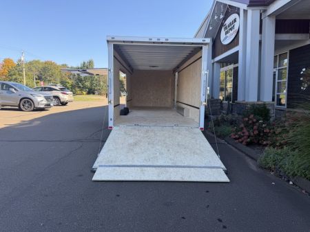 New ATC 8’6″ X 24′ ROM ENCLOSED CAR HAULER WITH ESCAPE DOOR 9.9K