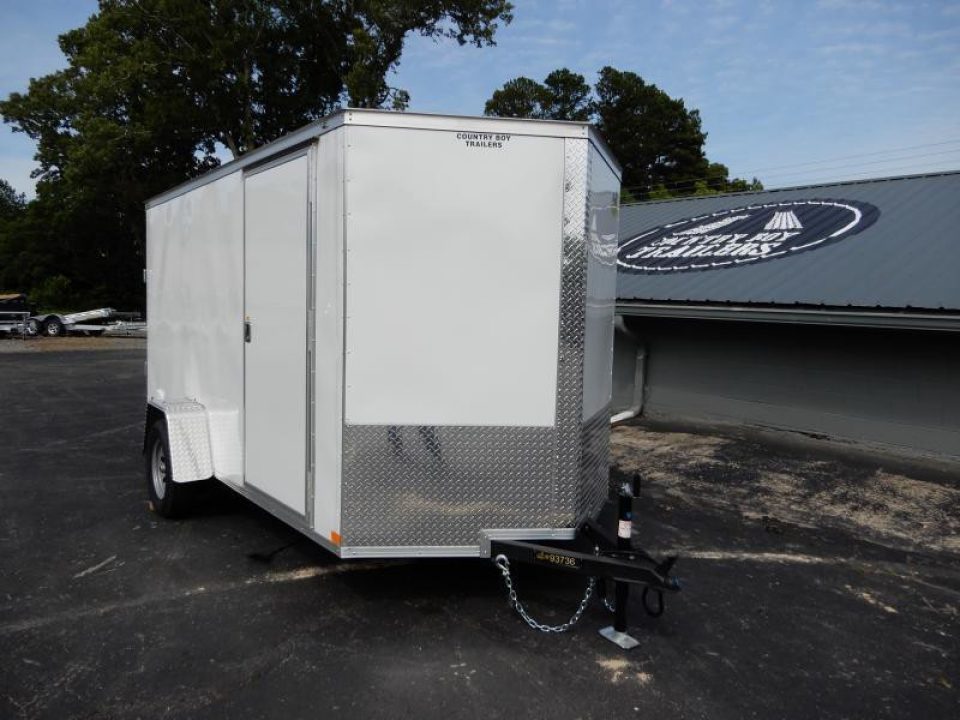 New 2027 Covered Wagon 6X12 Enclosed, 6'6" Height