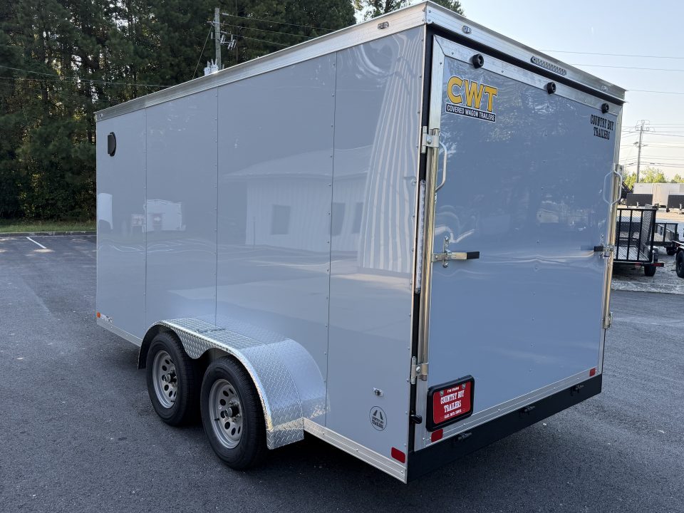New 2026 Covered Wagon 7'x14' Enclosed, 6'6" Inside Height, 48" Side Door