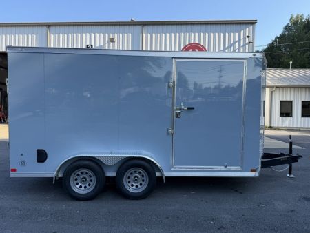 New 2026 Covered Wagon 7'x14' Enclosed, 6'6" Inside Height, 48" Side Door