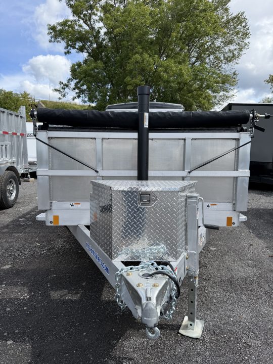 New 2027 Mission Aluminum 6X12 Dump Trailer 10K
