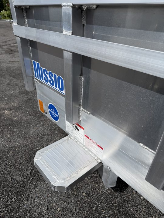 New 2027 Mission Aluminum 6X12 Dump Trailer 10K