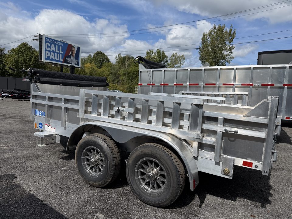 New 2027 Mission Aluminum 6X12 Dump Trailer 10K