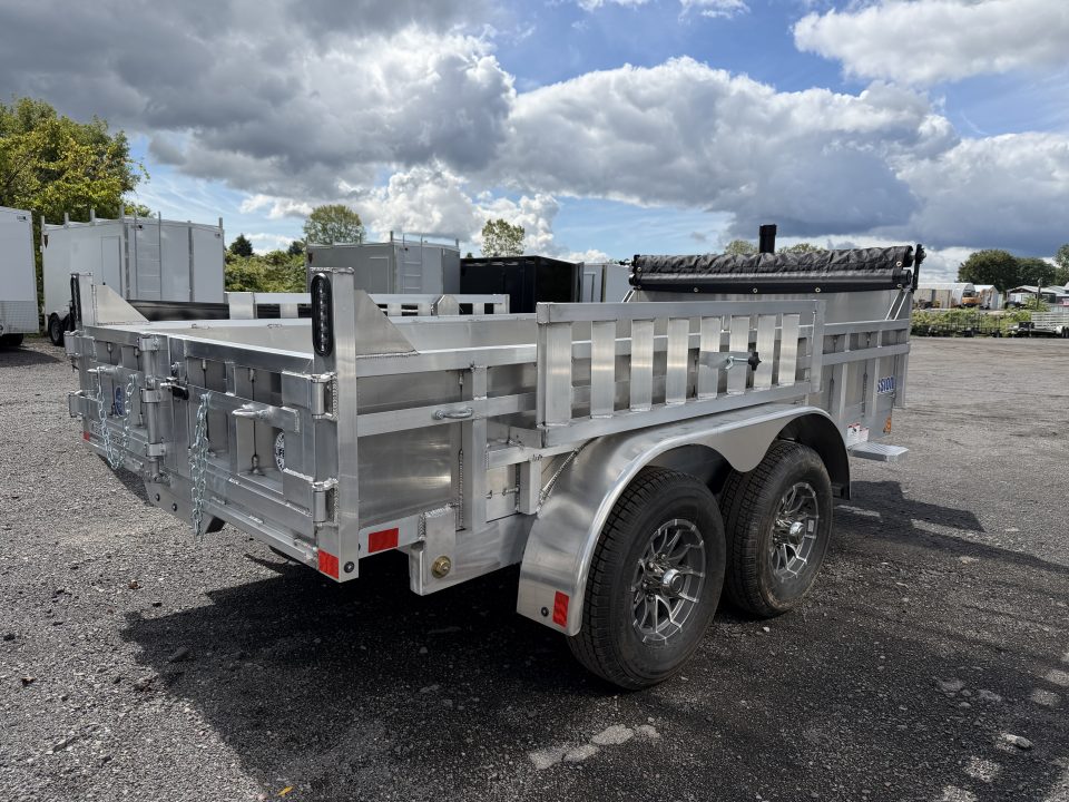 New 2027 Mission Aluminum 6X12 Dump Trailer 10K