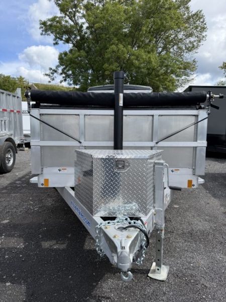 New 2027 Mission Aluminum 6X12 Dump Trailer 10K