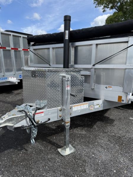 New 2027 Mission Aluminum 6X12 Dump Trailer 10K