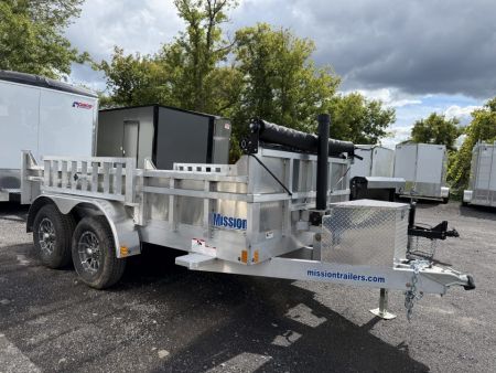New 2027 Mission Aluminum 6X12 Dump Trailer 10K
